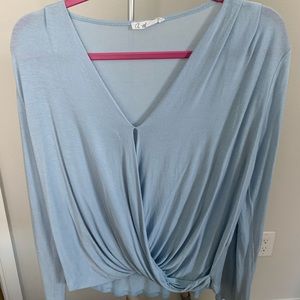 Anthropologie long sleeve  v neck top